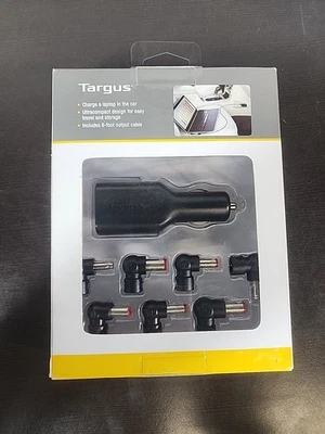 Targus Universal Laptop Car Charger 7 Connector Tips Travel Edition - Image 1 of 2