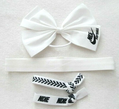 Nike Game Ready 4 Pack Ponytail Holders & Headband Softball Adult OSFM - Image 1 of 4