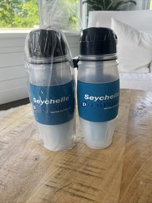 Seychelle pH2O Alkaline Water Filter Bottle 28oz - Raises pH Lot Of 2 - Image 1 of 2