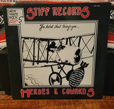 Heroes & Cowards - V/A Compilation 1978 Stiff Records SEWL 1000 Vinyl NM RARE! - Image 1 of 4