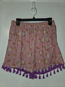 Girls SHORTS WESTERN THEME TASSELS! #403 - Picture 1 of 3