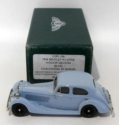 Lansdowne Models 1/43 Scale LDM106 - 1936 Bentley 4.25 Ltr By Barker - Blue - Image 1 of 4