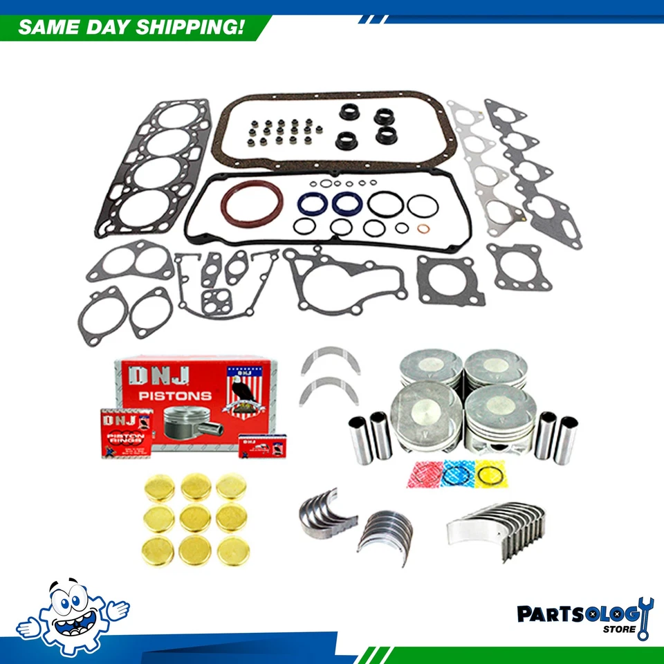 Kit de reconstrucción de motor DNJ EK119 para 92-96 Eagle Mitsubishi Expo LRV 1,8 L SOHC Foto 1 de 4