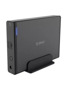 Orico Caja Disco Duro 3.5 Pulgadas Negro 7688U3 C3 Cuerpo Metal Base Desmontable - Imagen 1 de 5