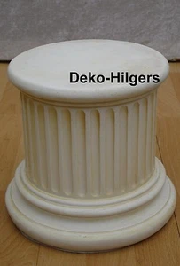 Column stucco plaster decorative column pedestal table base living furniture columns decoration 1055 cream - Picture 1 of 2