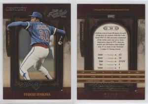 2008 Playoff Prime Cuts Century Silver /25 Fergie Jenkins #30 HOF