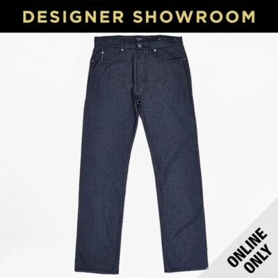 Pantalones de mezclilla elásticos de corte relajado Armani Jeans para hombre Foto 1 de 4