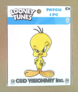 Tweety Bird~Angry~LOONEY TUNES Embroidered Patche~4 inch~Iron On - Picture 1 of 3