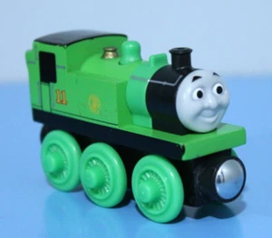 Thomas & Friends Holzeisenbahn Oliver Green 2012 Mattel CGI Face BDG21 TOP - Bild 1 von 7
