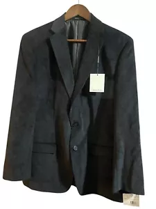 Calvin Klein Hombre 2 BTN Negro Pana Deportivo Abrigo Chaqueta Blazer 40R Nuevo - Imagen 1 de 9