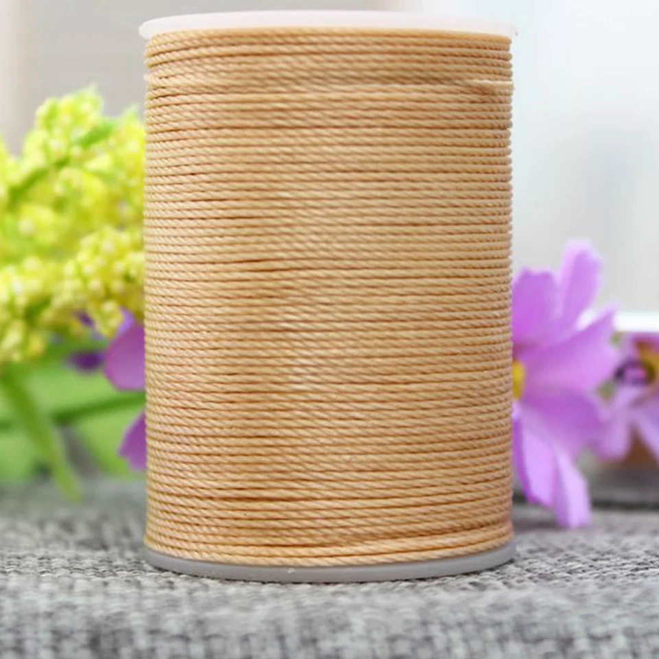0.65mm Round Waxed Thread Leather Hand Sewing Stiching Cord 78 meters - Image 1 of 1