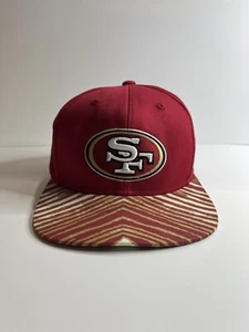 San Francisco 49ers Vintage NFL YOUTH Snapback Cap Hat Rare Zebra - Picture 1 of 11