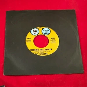CAT STEVENS Morning Has Broken 1973 USA 7" vinyl Single 45 record - Picture 1 of 2