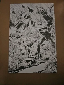 Transformers #9 Howard B&W Connecting Variant 2024 Image Comics NM 1st Print - Picture 1 of 1