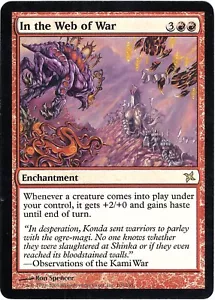 (2X) In the Web of War Betrayers of Kamigawa – MTG Magic the Gathering Card - Picture 1 of 4