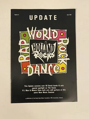 Holland Rocks Update Magazine NMS Special Program July 1991 NM-MT - Image 1 of 4