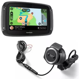 TomTom Rider 550 World Motorcycle Navigation Device Satnav Lifetime Map Updates - Picture 1 of 3