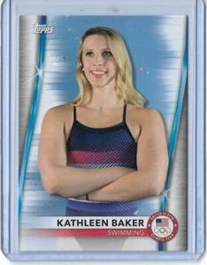 2020 TOPPS OLYMPICS KATHLEEN BAKER ROOKIE CARD 71 ~ USA SWIMMING 2021 ~ QTY - Picture 1 of 2