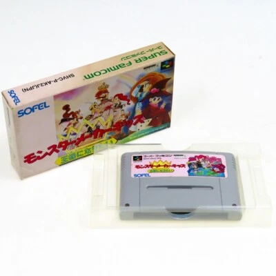 MONSTER MAKER KIDS SFC Super Famicom Japan Import NTSC-J Boxed lok somewhat used - Image 1 of 2