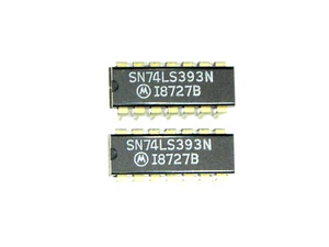 SN74LS393N ""Original"" Motorola 14 DIP TTL IC 2 piezas - Imagen 1 de 1