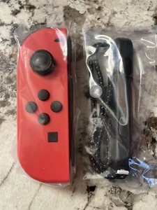 Nintendo Switch MARIO RED LEFT OLED Joy-con + Strap New Authentic US Version - Picture 1 of 2