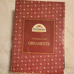 JIM SHORE Christmas Carol Set of 3 Ornaments HEARTWOOD CREEK Enesco 2008 IN BOX - Picture 1 of 10