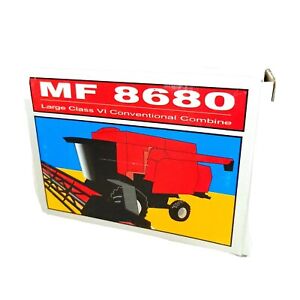 ERTL Massey Ferguson 8680 Large Class VI Conventional Combine Toy - BOX ONLY