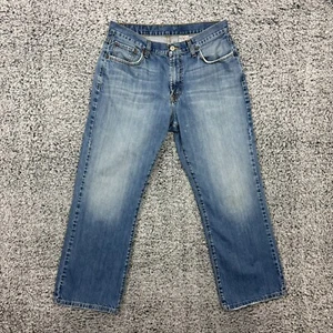 Vintage Lucky Brand Jeans Mens 33x30 Blue Denim Bootcut Faded Western Rodeo - Bild 1 von 18