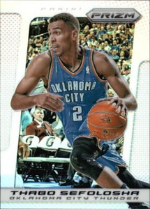2013-14 Panini Prizm Prizms #63 Thabo Sefolosha - NM-MT