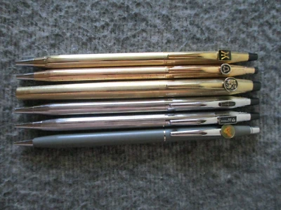 LOTE DE LOGOTIPO DE LÁPIZ CRUZADO/LÁPIZ MECÁNICO-6-LINCOLN/PANTERA ROSA/S. CAMPANA CENTRAL+LEER Foto 1 de 4