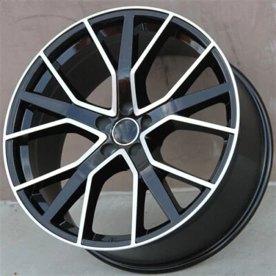 SET OF (4) 20x9 5x112 S7 STYLE WHEELS AUDI A4 5 A6 A7 A8 S4 S5 S6 S7 Q5 Q3 RS4 - Image 1 of 4