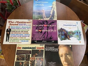 MANTOVANI LP LOT 6 RECORDS Exodus, Romberg, Broadway, Moods, Touch, Orchestra - Picture 1 of 11