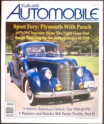 COLLECTIBLE AUTOMOBILE   October 2017 - Image 1 of 2