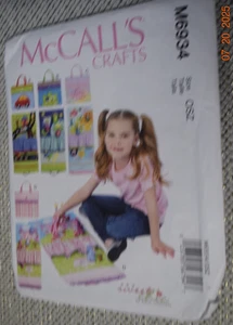 McCall's M6934 Travel Toy Mats Craft Sewing Pattern Uncut - Picture 1 of 2
