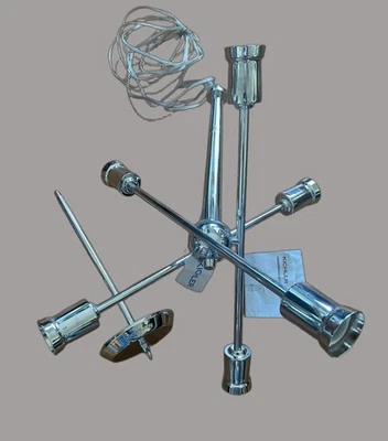 Kichler 43095悬挂抛光镀铬人造卫星吊灯天花板夹具 — 第 1/4 张图片