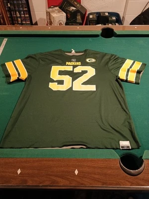 绿湾包装工队粘土马修斯#52绿色NFL球衣男式L NFL球队服装 — 第 1/4 张图片
