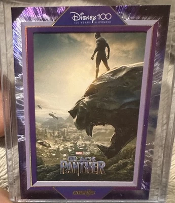 2023 Kakawow Disney 100 Marvel Movie Poster Black Panther #CDQ-HB-137  172/288 - Image 1 of 3