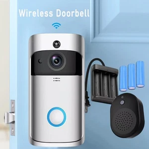 Smart WiFi Video Doorbell Wireless Door Bell Phone Ring Intercom Security Camera - Picture 1 of 9