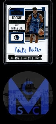 2023-24 Panini Contenders #114 Mike Miles Jr. Rookie Ticket - Image 1 of 2