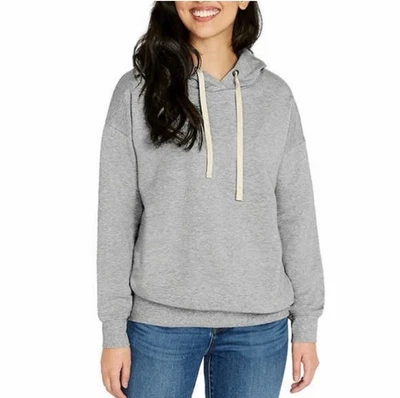 Sudadera con capucha gris súper suave Buffalo David Bitton para mujer talla M Foto 1 de 4