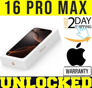 APPLE IPHONE 16 PRO MAX 256GB DESERT (UNLOCKED) ✅NEVER ACTIVATED✅ ❖SEALED❖ - Picture 1 of 2