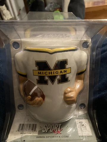 Michigan Wolverines Jersey Can Cooler Football NCAA Holder Bottle KOOZIE Beer Cover