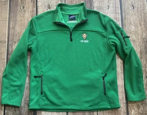HERITAGE COLLECTION MARSHALL THUNDERING HERD 1/4 ZIP JACKET GREEN MENS XL EUC - Picture 1 of 10