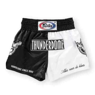 Thunderdome x Fairtex Muay Thai Shorts Gabber hardcore fightwear kickboxing XL - Image 1 of 4
