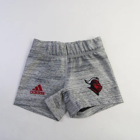 Rutgers Scarlet Knights adidas Compression Shorts Women's Gray/Heather New Cover