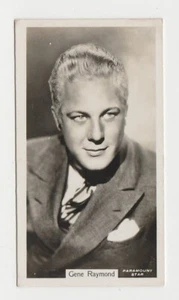 Gene Raymond Vintage 1934 John Sinclair Film Stars Tabakkarte #21 - Bild 1 von 2