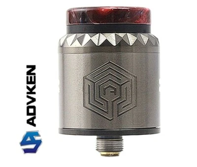 Verdampfer von Advken Artha V2 RDA Clearomizer Set für E Zigarette Gunmetal - Bild 1 von 4
