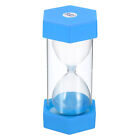 30 Minute Sanduhr Sechseck Klein Sanduhr Plastik Cover Counter Sand Glass Blau