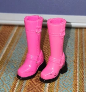 Botas Barbie My Scene Pink Punk Usadas - Imagen 1 de 5