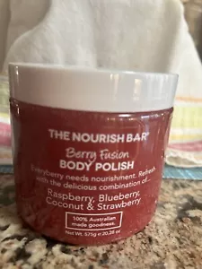The Nourish Bar Body Scrub Berry Fusion. 100% Australian 20.28 Fl Oz - Picture 1 of 1